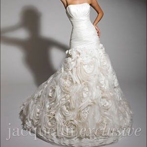 Never Worn Jacquelin Exclusive Wedding Dress